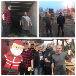vinnie8821's tweet photo. Thank you to our xmas tree unload crew today knocks it our in record time tis the season let’s do this HD https://t.co/bFslRfiTFf
