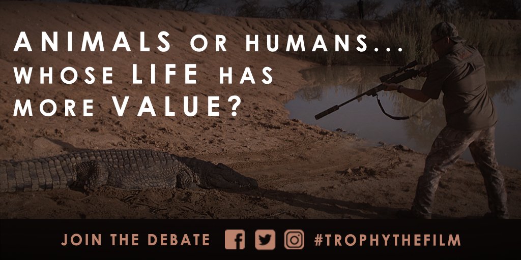 "We're fighting to save something, so somebody else can kill it." Join the #TrophyDebate with #TrophyTheFilm, out on DVD and iTunes now.