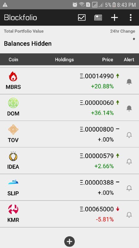 Great news! We are already in Blockfolio with our logo,
As you can see above of us the best projects of Embermine <a href="/TheEmbermine/">Official Embermine ($MBRS)</a> !

#btc #eth #cryptocurrencies #bitcoin #earnmoneyforwebcam #embermine