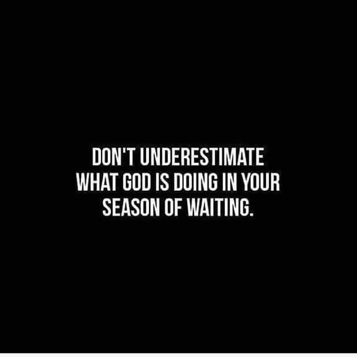 Deborah_Roseee's tweet photo. Just because you haven't seen it physically manifested doesn't mean God is not working it out. Continue to be patient and wait on the Lord. God will never fail you. https://t.co/O8zmfFMclB