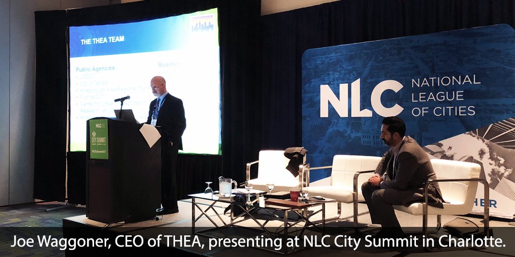 ITS_USDOT's tweet photo. CEO of @THEASelmon Joe Waggoner shares how the #TampaCVPilot program is making roads safer for #Tampa residents one #ConnectedVehicle at a time. @Tampa_CV @leagueofcities #CVPilot #CitySummit17 https://t.co/3lqtrYSEV8