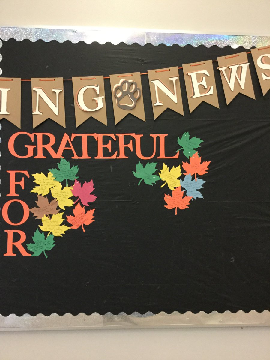 FHS_Counsel's tweet photo. Our November/December board is starting to come together, these are the staff leaves of gratefulness! Still plenty of room for people to add. https://t.co/yffMVHF48E