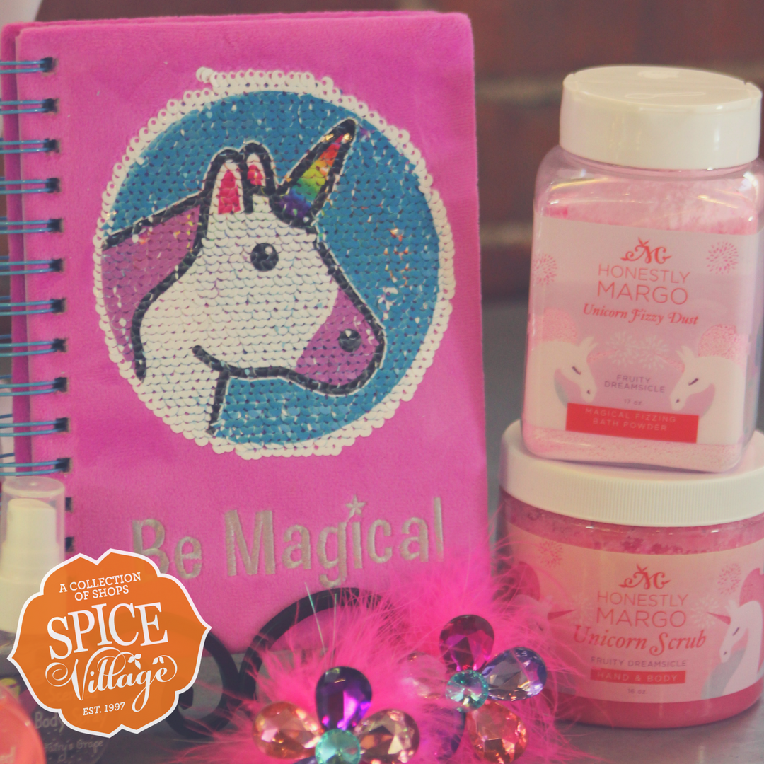 SpiceWaco's tweet photo. Unicorn vibes throughout our #CollectionofShops. This teen created product will definitely make for a fun slumber party.
.
.
.
@lilystoyboxspicevillage @SpiceVillage #SpiceVillage #SpiceWaco #WacoTown #WacoTX #ShopLocal #wacoisawonderland #Girlsday #Slumberparty #UnicornVibes https://t.co/i77NGwqmim