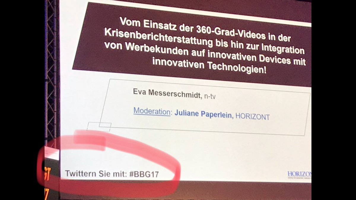 Können vor Lachen. Allein der Vortragstitel hat schon 145 Zeichen. #BBG17
