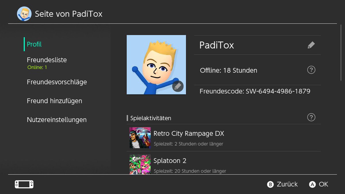 ToxPadi's tweet image. Wer mich adden will und mit mir zocken möchte kann mir gerne eine anfrage senden :) #NintendoSwitch #Freundescode