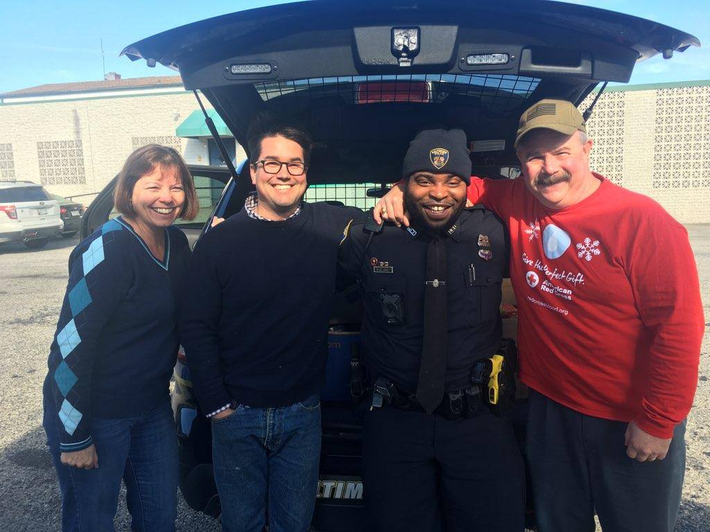 We  are thankful for the men and women of the Western District Baltimore  City Police Department.  They organized Thanksgiving dinners for one  hundred local families in need.  We jumped on the opportunity and  contributed a truck load of turkeys and sides.  Happy Thanksgiving!