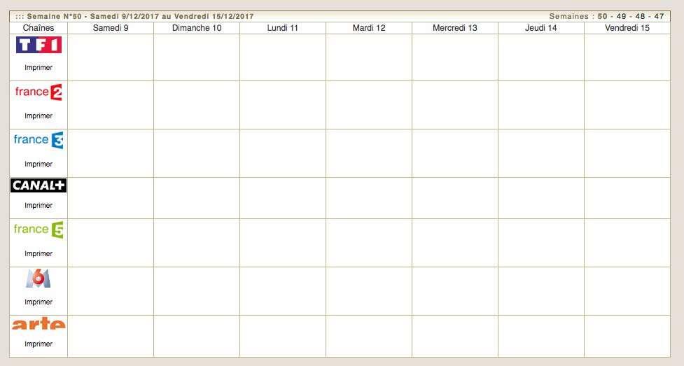 Les chaînes ont mis leur menace à exécution : pas d'annonce des grilles de programmes pour la semaine du 9 au 15 décembre. #SEPM