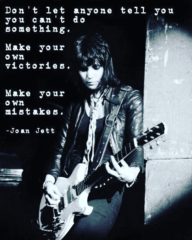 What a lady! Love this! #joanjett #strongwoman #musicforever