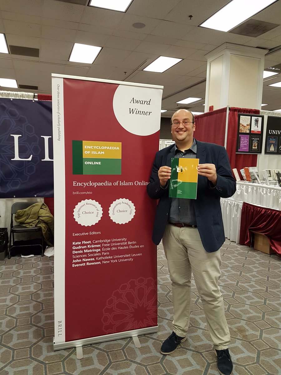 Brill_ME_Africa's tweet photo. Last chance to meet Abdurraouf Oueslati, academic project manager of the award-winning Encyclopaedia of Islam! He is very friendly in person, even when you miss a deadline. #MESA2017 #MESA2017DC https://t.co/T5JmnoR0ZF