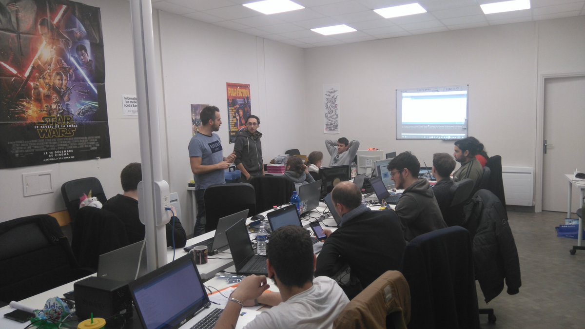 50_Open_School's tweet photo. [IoT] Serveur web sur #esp8266 avec nodeMCU, gestion de la connexion avec la lib #WifiManager, chat intégré, affichage des trames sur matrice LED 4 blocs, modélisation d'un boitier sur @Onshape (et impression en cours !)
Merci @Herisslight pour ces quelques jours intenses ! https://t.co/di695IEWdB