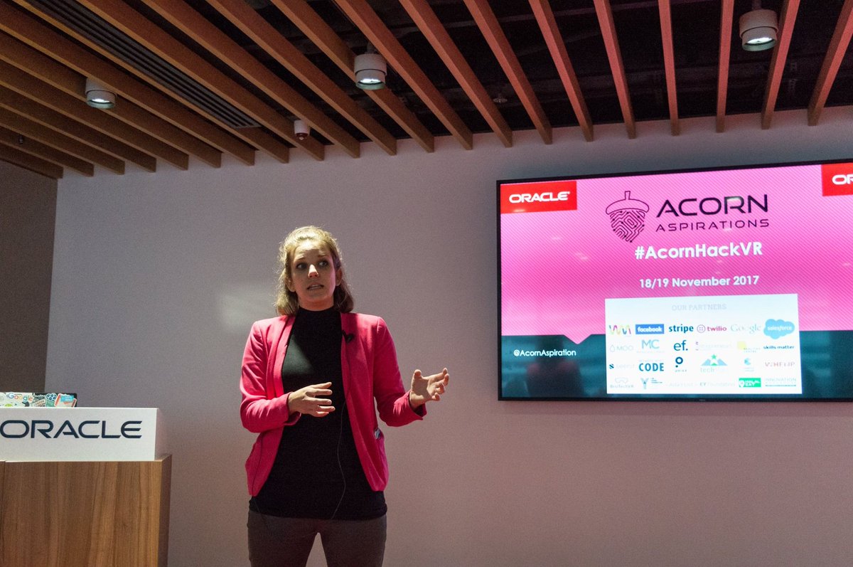 AcornAspiration's tweet photo. @bjkbrocker @Vastariupdate - #thankyou for speaking at #AcornHackVR and #inspiring young people! #virtualreality #hackaton #GEWgo #teens https://t.co/rHNAazU14H