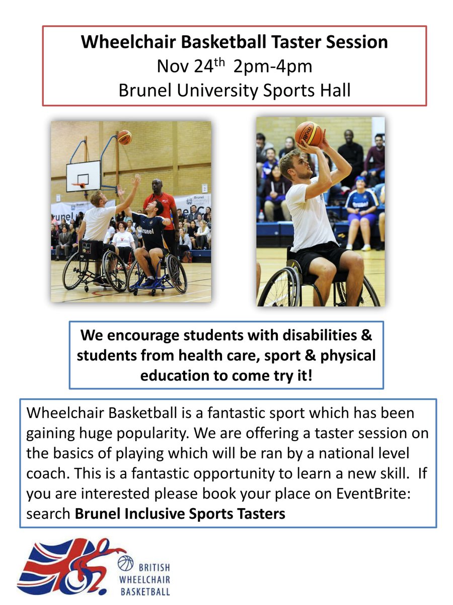 ActiveatBrunel's tweet photo. We've not just got #ThisBucsGirlCan going on this week,
Here's another exciting opportunity to get involved in!
On Friday we've go two fantastic sessions for ALL to participate in, See the images below for more info!
Sign up here; https://t.co/FrYB0GkLJN

#InclusiveSportForALL https://t.co/hcxNfOgHTx
