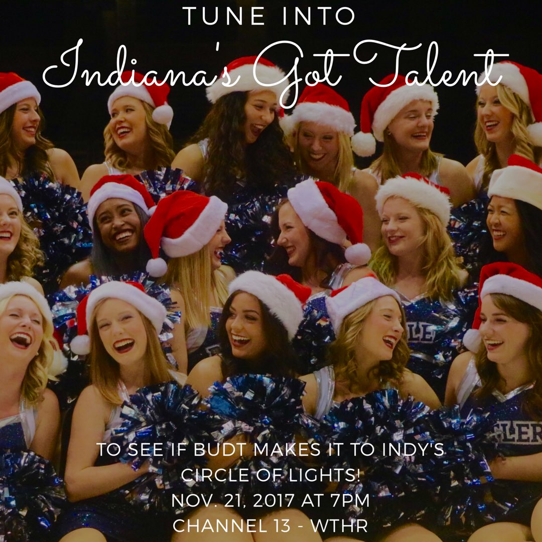 Tonight is the night &amp; we cannot contain our excitement!! Tune into channel 13 <a href="/WTHRcom/">WTHR.com</a> at 7pm to see if BUDT makes it to Indy's Annual Circle of Lights 💃🏼🎄✨ Not from Indy?! No worries, tune in to the link in our bio to watch the live stream!