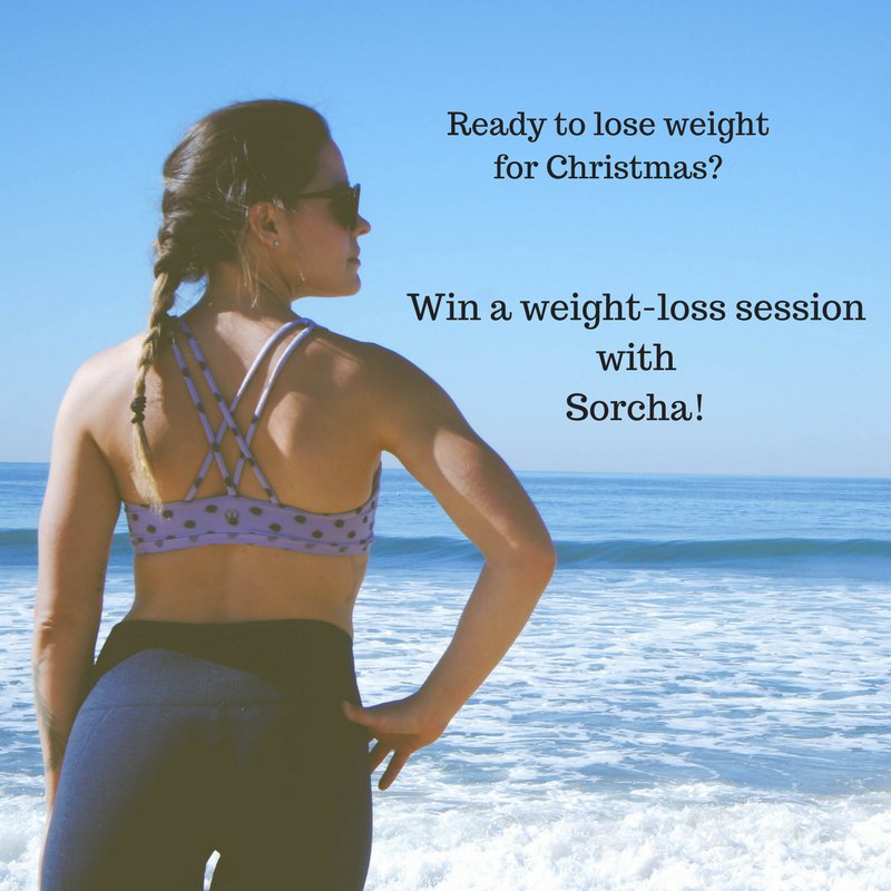 COMPETITION TIME - WIN A WEIGHT-LOSS SESSION WITH ME - Worth $600! 

Do you want to lose weight in time for Christmas? 

Imagine feeling lighter and slimmer for the New Year!

Click here to  enter now: goo.gl/JxUbYN