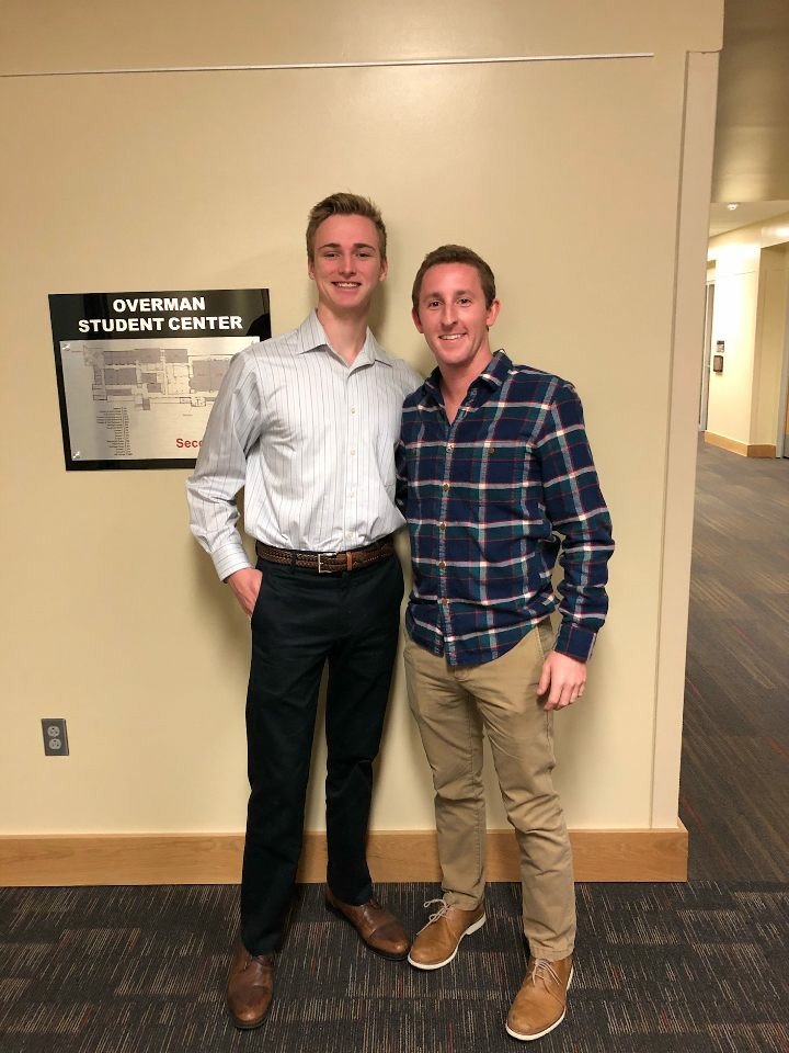 PittStateSigEp's tweet photo. Congratulations to brothers @welborn_parker and @FickNairman for being voted the VP of Judicial Affairs and VP of Administration by the IFC Council! #RepSigEp #VDBL https://t.co/0z4uZlD6KF