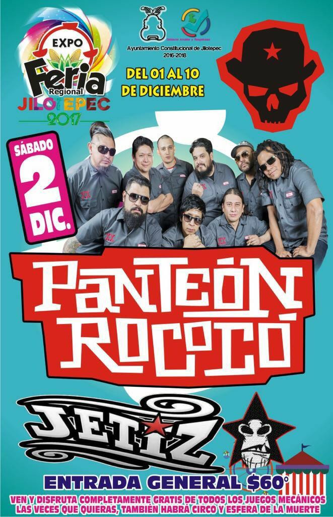 Jetiz_oficial's tweet photo. Estamos muy contentos, nos vemos este 2 de diciembre con nuestro querido @RococoTweets en la feria de #jilotepec!! Allá nos vemos banda. https://t.co/fEPQr3UnBL