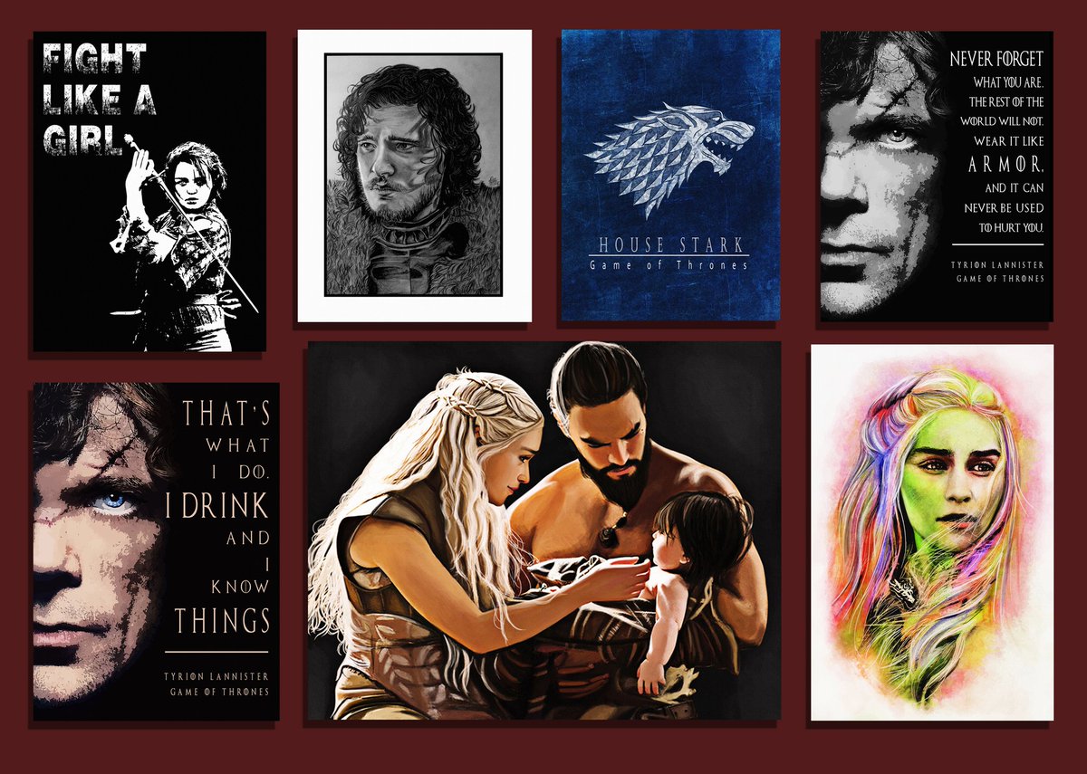 Artfeaturepage's tweet photo. Game of Thrones poster prints
buy any 2 &amp; get 30% OFF 
https://t.co/zuB3M7CbDr  #GameOfThrones https://t.co/FjSWoF8oSA