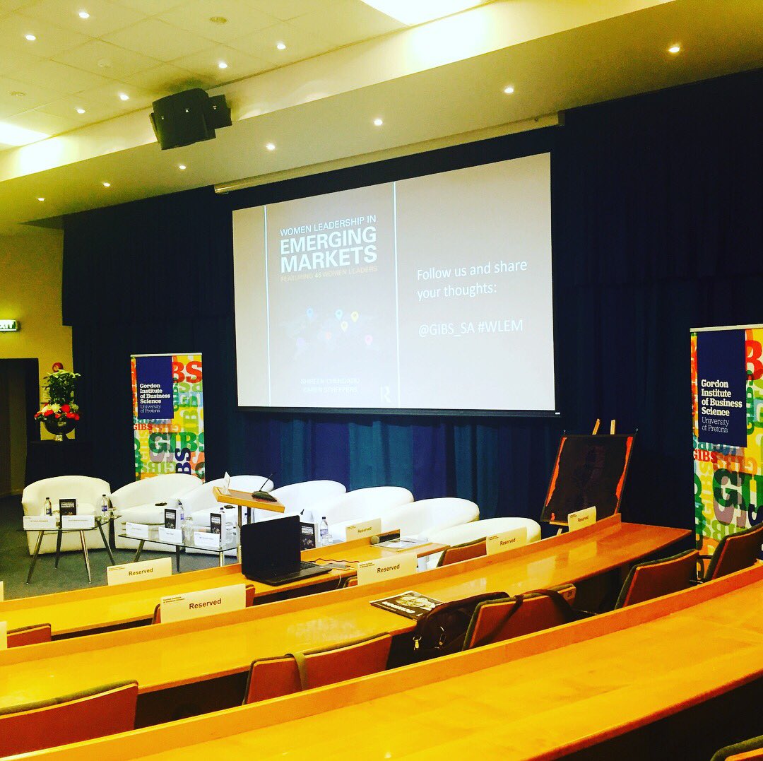K2Moeketsi's tweet photo. As we patiently wait for the "Women Leadership in Emerging Markets" book launch @GIBS_SA #WLEM https://t.co/78qq531myl