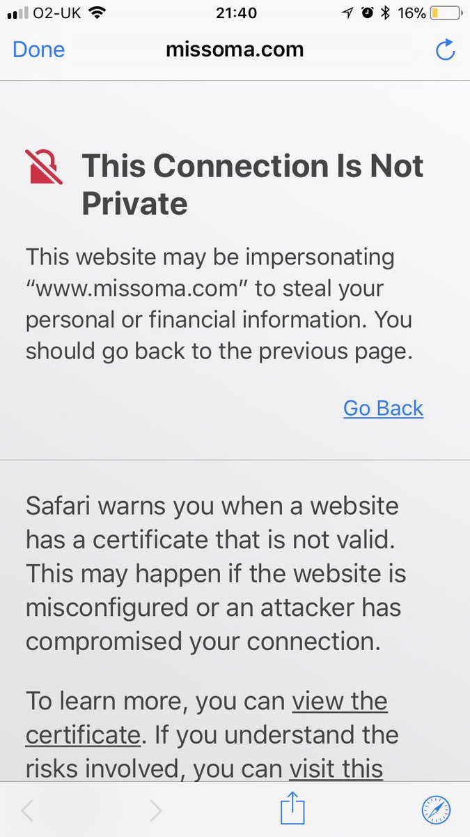 CourtneyLee90's tweet photo. @MissomaLondon I’m still struggling with your website and keep getting this error message. This is beyond frustrating! https://t.co/v02htKhWcu