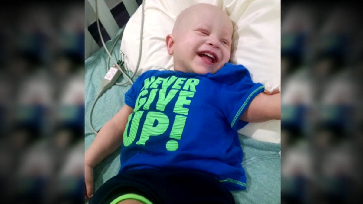 TODAYshow's tweet photo. 2-year-old overcomes stage 4 cancer with breakthrough treatment at St. Jude https://t.co/4dgnjsv0JA https://t.co/6gEYcrPGad