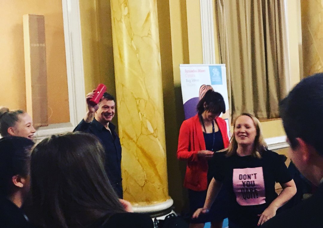 StoicStacey's tweet photo. Just getting in after Enterprising day at Cardiff City hall @markllew you have finished me ๐ #inspired we worked with so many potential young entrepreneurs! @BigIdeasWales at @CareersWales #Cwcreative17 #dance #opera #CreativeIndustries https://t.co/ANunXKxrsi