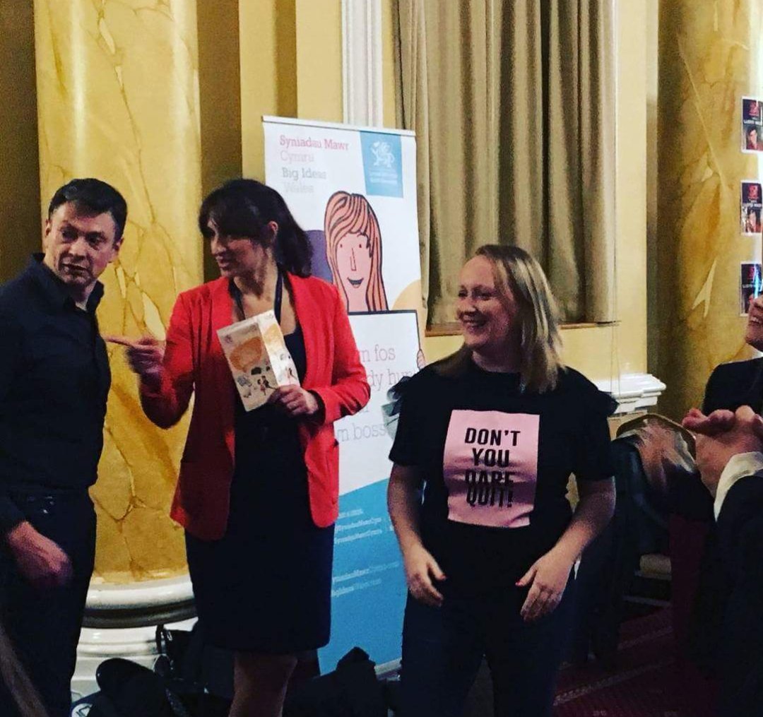 StoicStacey's tweet photo. Just getting in after Enterprising day at Cardiff City hall @markllew you have finished me ๐ #inspired we worked with so many potential young entrepreneurs! @BigIdeasWales at @CareersWales #Cwcreative17 #dance #opera #CreativeIndustries https://t.co/ANunXKxrsi