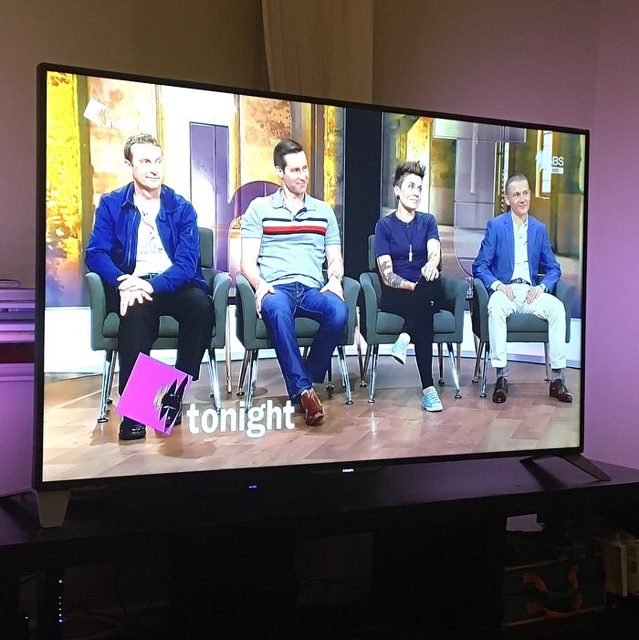 Dad’s on the tele!! A bit of fun for the kids. #SBSAustralia