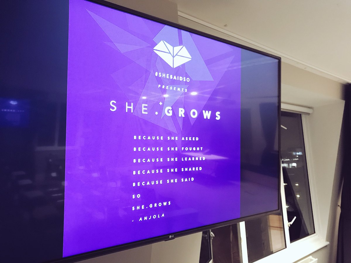 HarrietMoss's tweet photo. and #shegrows was born! Mentorship for women right across the music industry, let’s do this @shesaid_so 💙 https://t.co/4URibM5cSo