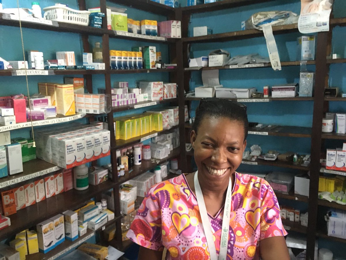 emccwp's tweet photo. In Gens De Nante, Haiti, with Ruth. She graduated on the Yvonne Martin Memorial Scholarship and is now a pharmacist. She is trusted with medication because of her integrity. Read about other scholarship recipients here: https://t.co/RDQzPn1eOm #senttobless #securingeducation https://t.co/mhpNedgfyP