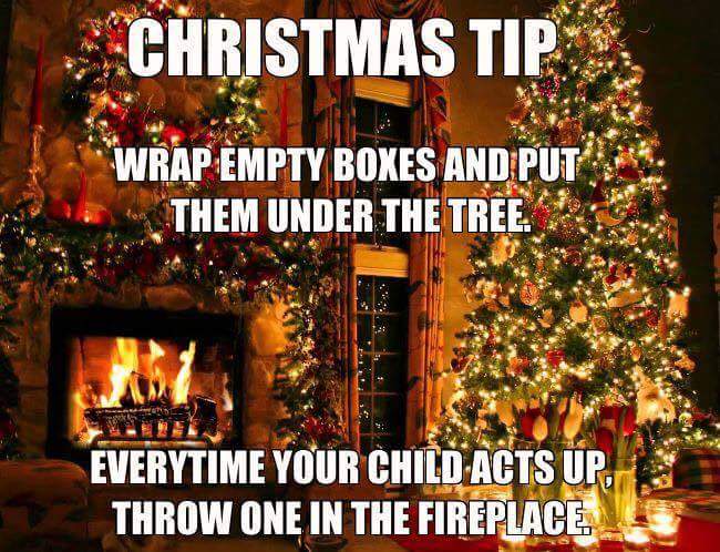 StressedOutMumX's tweet photo. Another top Christmas tip! The way things are going at the moment there will be none left! #SantasNaughtyList https://t.co/itBgjt0jBw