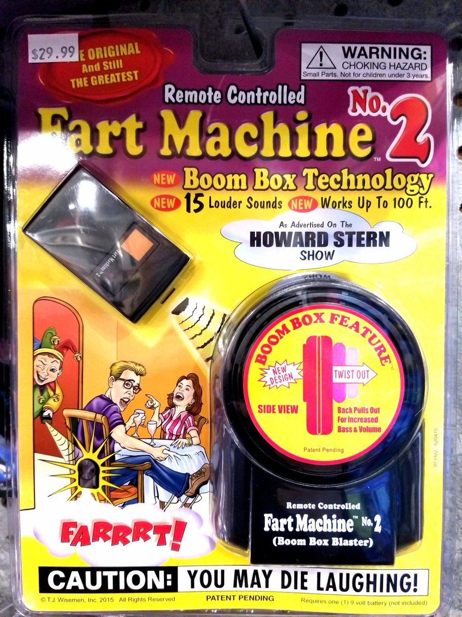 Remote Controlled Fart Machine No.2 by T.J. Wiseman! kiddingawound.com/remote-control…