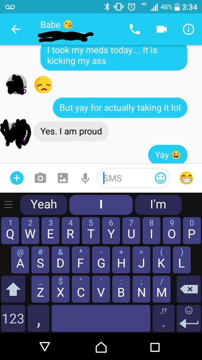 AmyOTtardis's tweet photo. That moment when your boyfriend supports you and your mental health 😘

#lovehim #boyfriend #mentalhealth #depression #anxiety #medication https://t.co/EOZoykFlMm