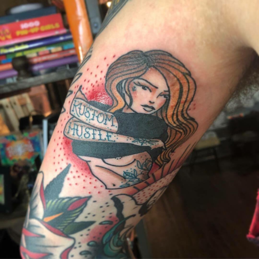 KustomHustle's tweet photo. #AshCox #pinup #ladytattoo #girlswithtattoos #coolcustomer #kht #tattoosavannah #dosavannah #savannah #georgia #tattoo https://t.co/ij6nBWvZ6y
