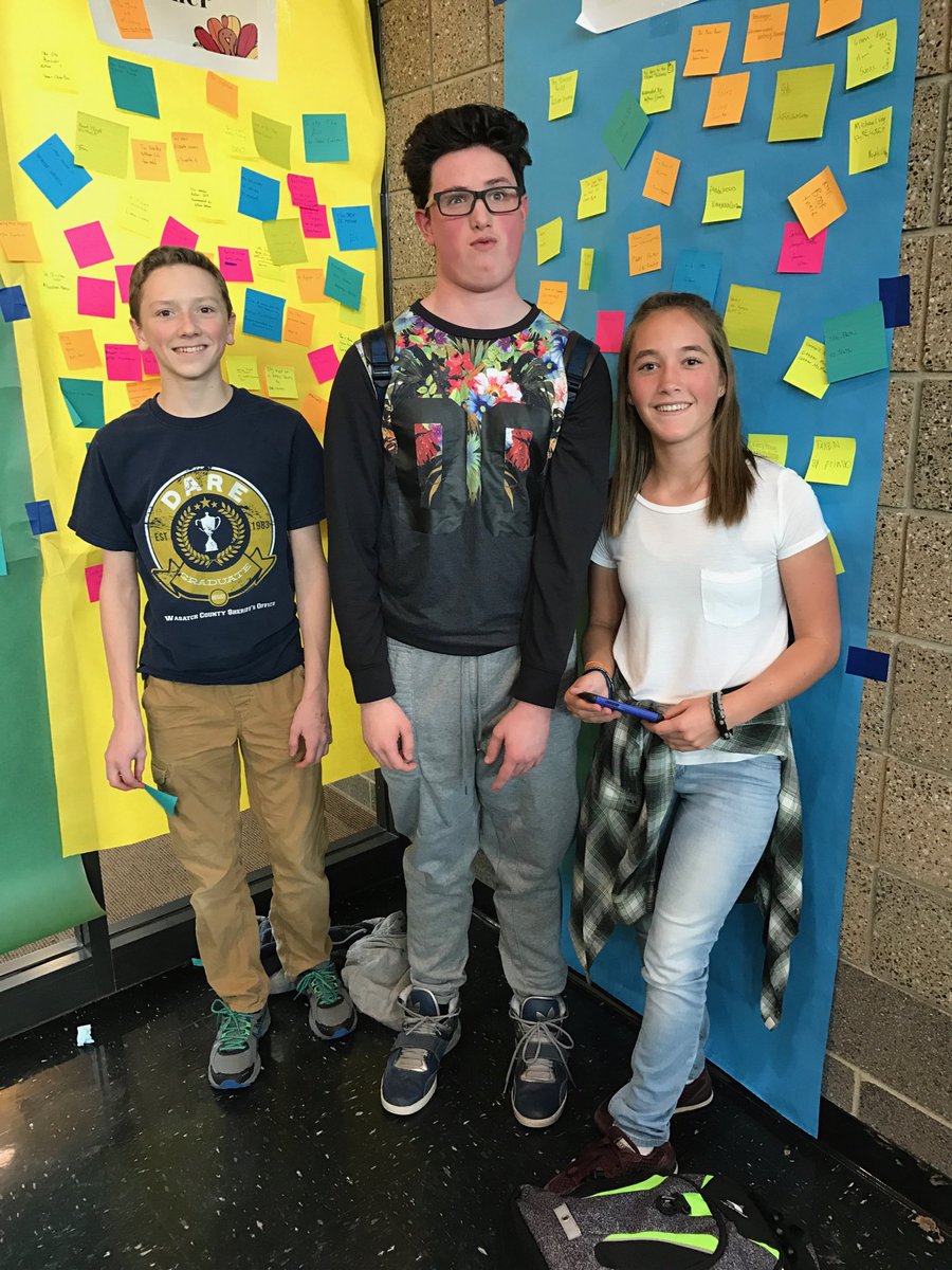 WasatchReads's tweet image. WHS students recommend books to their peers through our Save a Turkey Feast on Books activity. A list of these recommendations will be displayed in the media center.