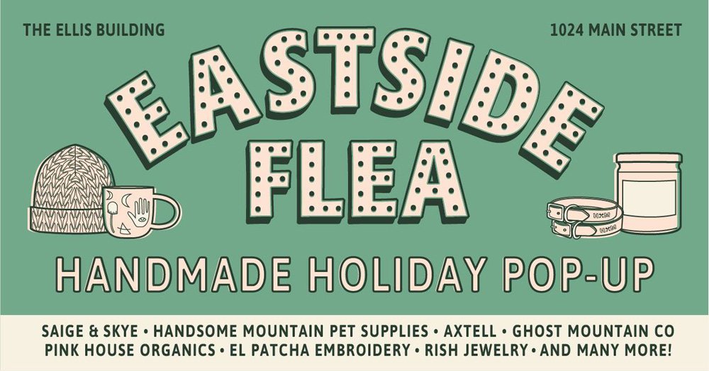 scoutmagazine's tweet photo. Handmade Holiday Pop-Up set for @TheEastsideFlea on Dec. 1st. Details: https://t.co/jAiYQ75dzU https://t.co/o1ekHP9gSZ