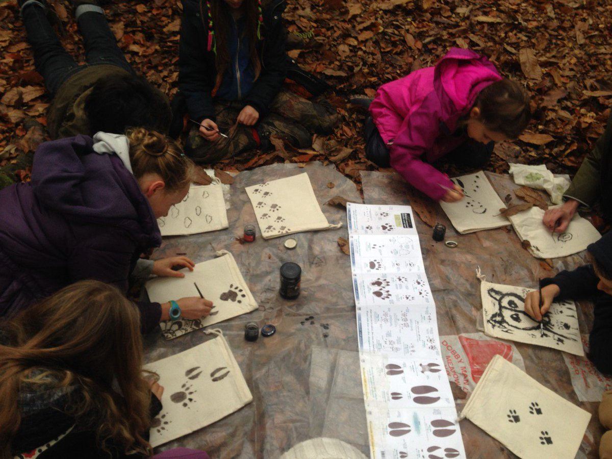 naturecuriosity's tweet photo. Such a creative time in the woods with our acorn ink #LearningWithNature https://t.co/xeKCKBannv