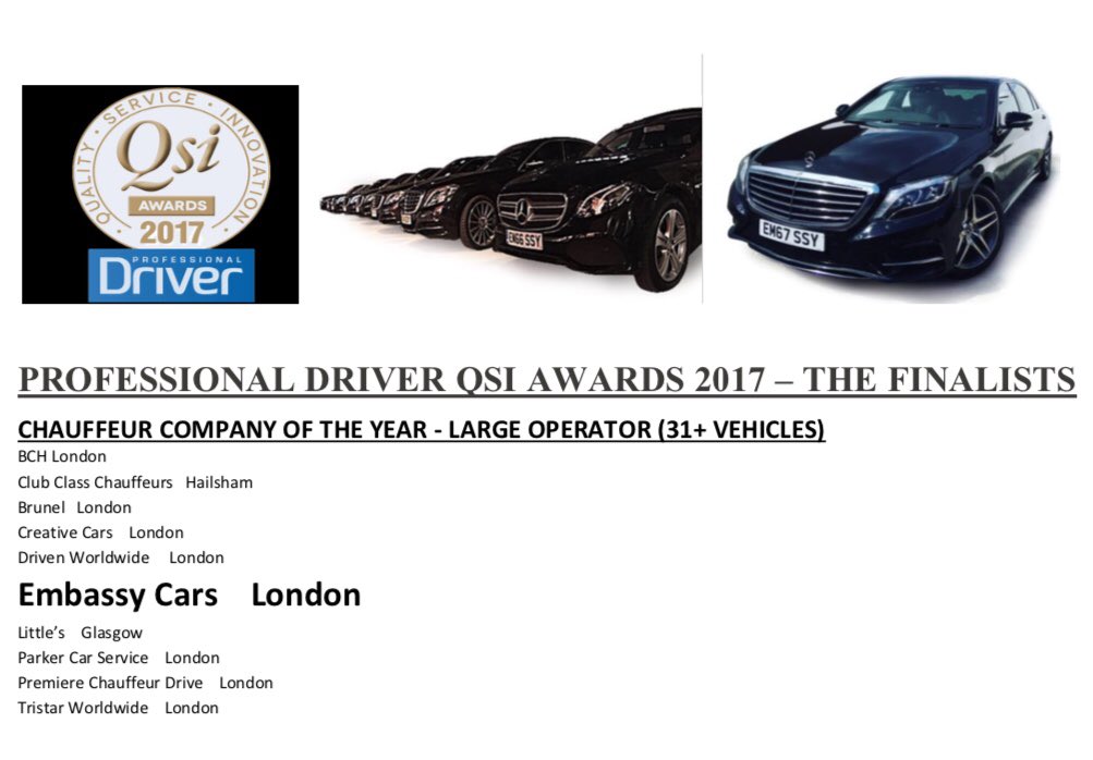 EmbassyCar's tweet image. Just making it to the shortlist is a huge achievement for us, well done to all of us at Embassy Executive Cars, fingers crossed 🤞🏽#prodrivermag#chaueffeur#vip#awards#planinsurance#ethos#executive#mercedes