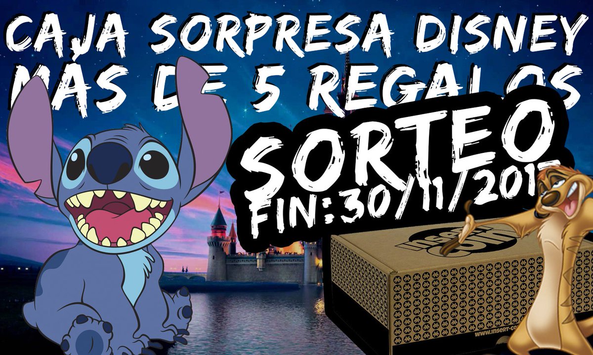 MagicMundi's tweet photo. ¡Sorteamos la caja sorpresa de Disney de https://t.co/blsZtL3WJZ!
Para participar:
— Da RT
— Sigue a @InsertCoinStore y @MagicMundi
¡Suerte! https://t.co/w5uo2QOiPd