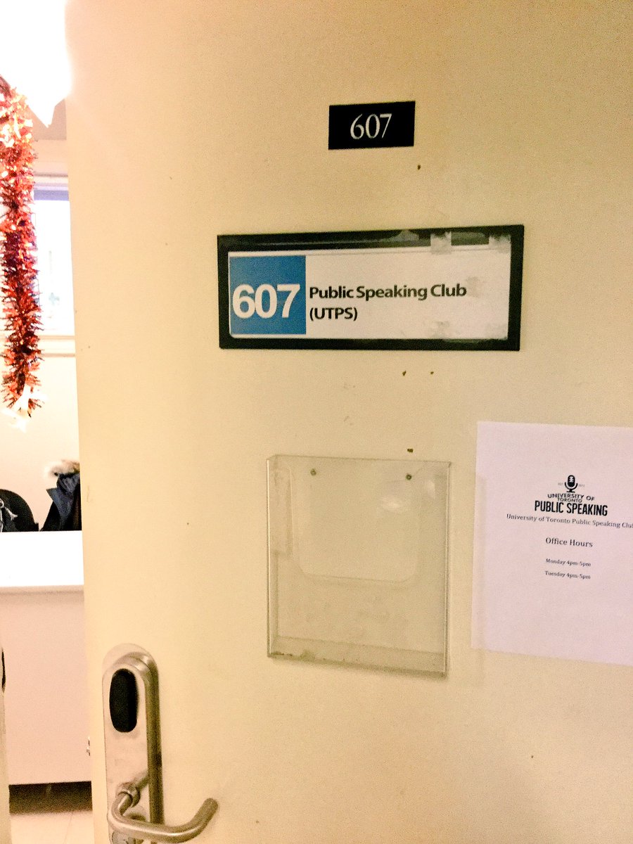 Office hrs every Mon &amp; Tues from 4-5pm!! Come hang or ask q's abt our club 👋🏼🗣 #utps #publicspeaking #utsg #UofT