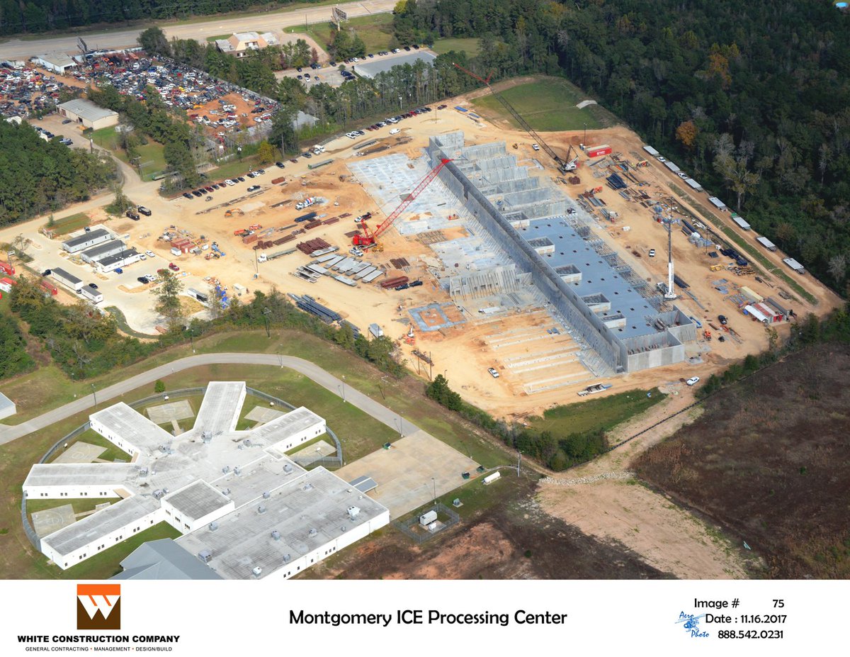 WillmarElectric's tweet photo. Here are some new images from the progress made on Montgomery ICE Processing Center that we are working on with @whiteconstcom! #WillmarWorks https://t.co/EtOk1Pffs8