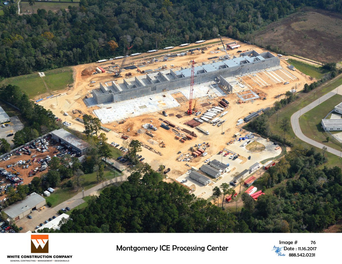 WillmarElectric's tweet photo. Here are some new images from the progress made on Montgomery ICE Processing Center that we are working on with @whiteconstcom! #WillmarWorks https://t.co/EtOk1Pffs8