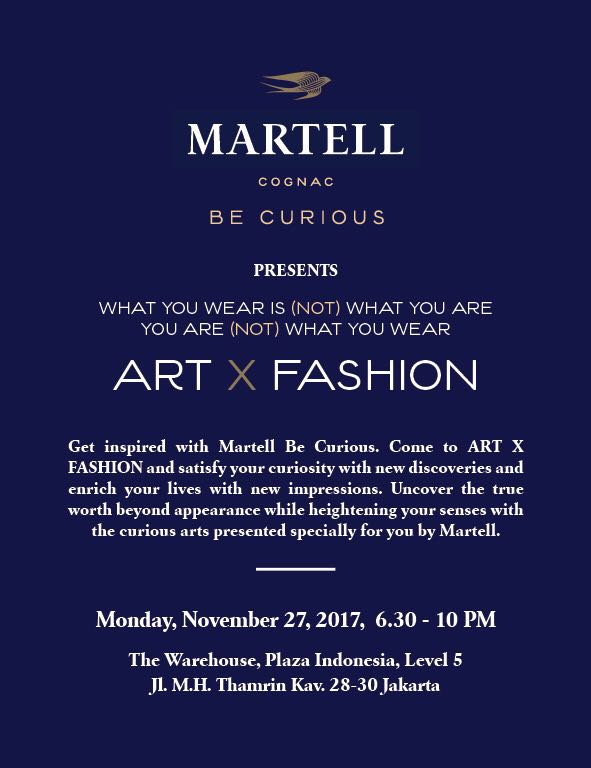 Invitation Martell Art Exhibition on 27 November at 6.30 pm Plaza Indonesia Level 5 !
