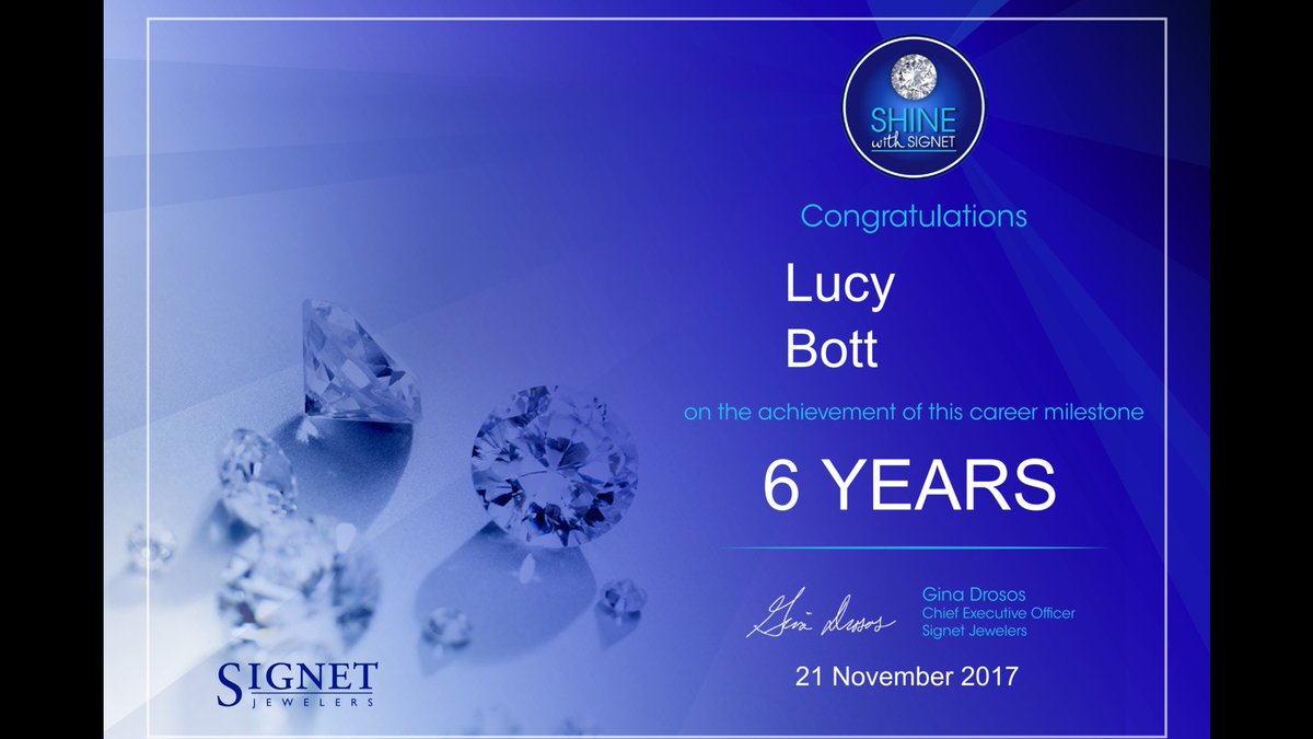 LucyBLLB's tweet photo. Happy 6th Signet birthday to me 😎🎁👌 6 years 6 roles ... TXS- DM, Not too shabby, not a dull moment 💎#shinewithsignet #wheretonext? #wheresthecake 😂 https://t.co/VrAy2VFkPJ