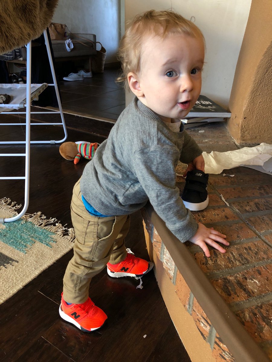 DrewVerHagen's tweet photo. Thanks @NewBalance for hooking up my nephew, Jude, on his first birthday! https://t.co/0HZdPncZUT