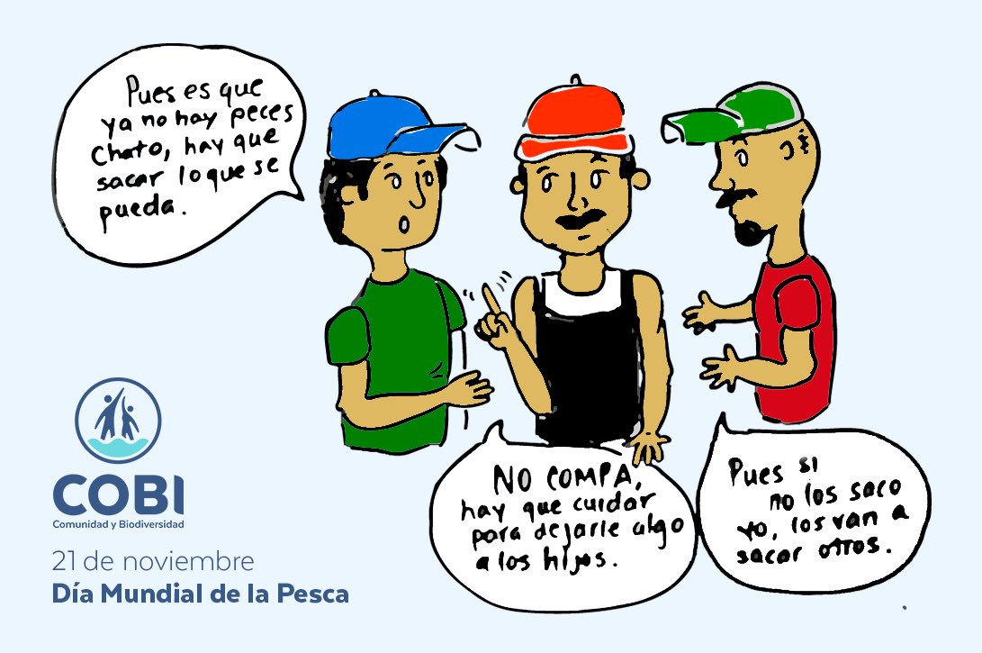 cobi_mx's tweet photo. Un gran cambio solo requiere de un primer valiente. #PescaSustentable #DiadelaPesca https://t.co/cf0VPtYwVX