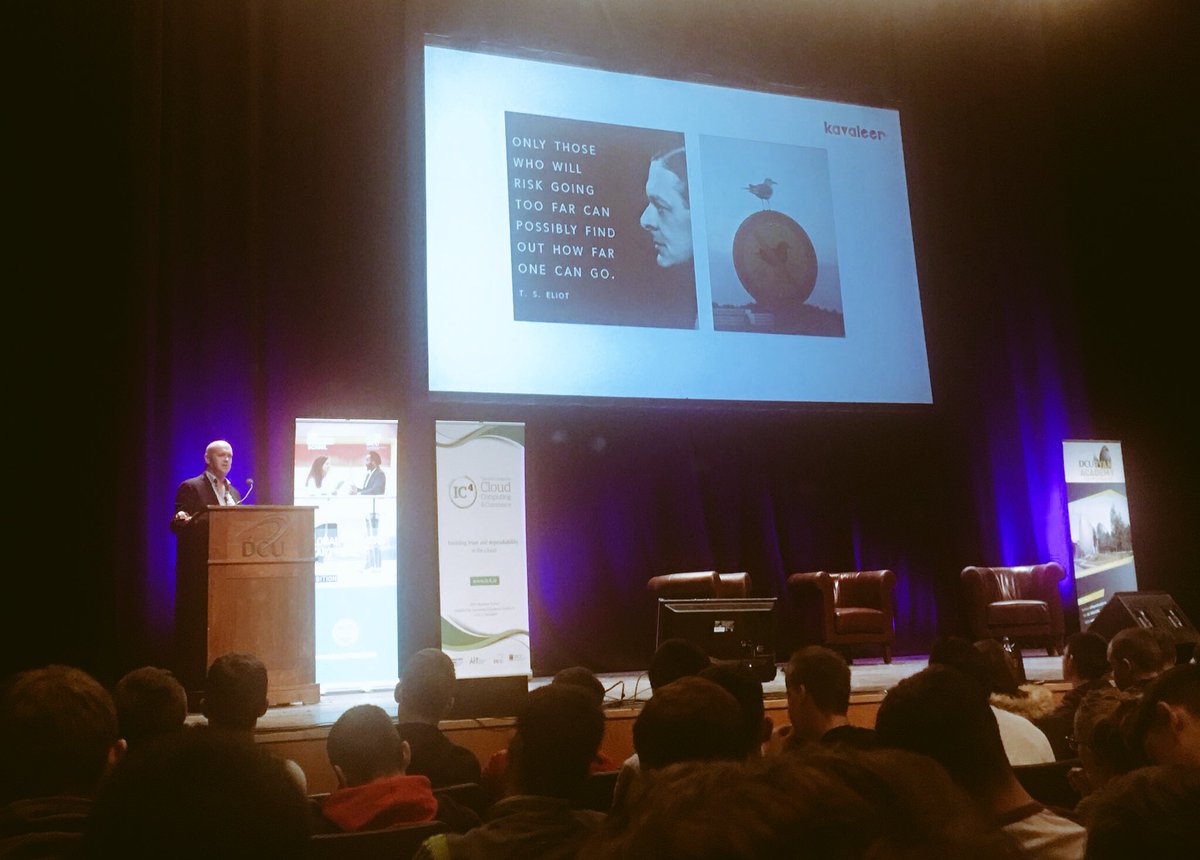 UStartDCU's tweet photo. "Only those who risk going too far can possibly find out how far one can go" -T.S Elliot - Shared with #DCU Students by @KavaleerTweets #GetStarted17 https://t.co/5gueRATlhp