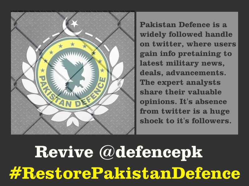 MaroonBeretPk's tweet photo. You can suspend @defencepk on @Twitter but you can't remove it from our hearts
#IamPD #WeArePD #RestorePakistanDefence @jack https://t.co/OtKzCH2X0y