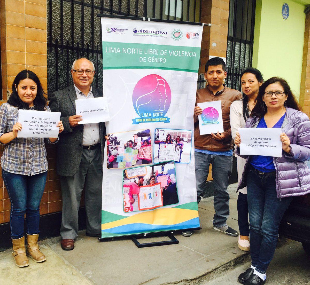 Alternativacent's tweet photo. Hay 9,431 denuncias de violencia hacia la mujer en solo 6 meses en Lima Norte. Infórmate y participa en nuestro Foro: https://t.co/flH3PDTdm7 #LimaNorteLibreDeViolencia https://t.co/2KVfYJRu9u