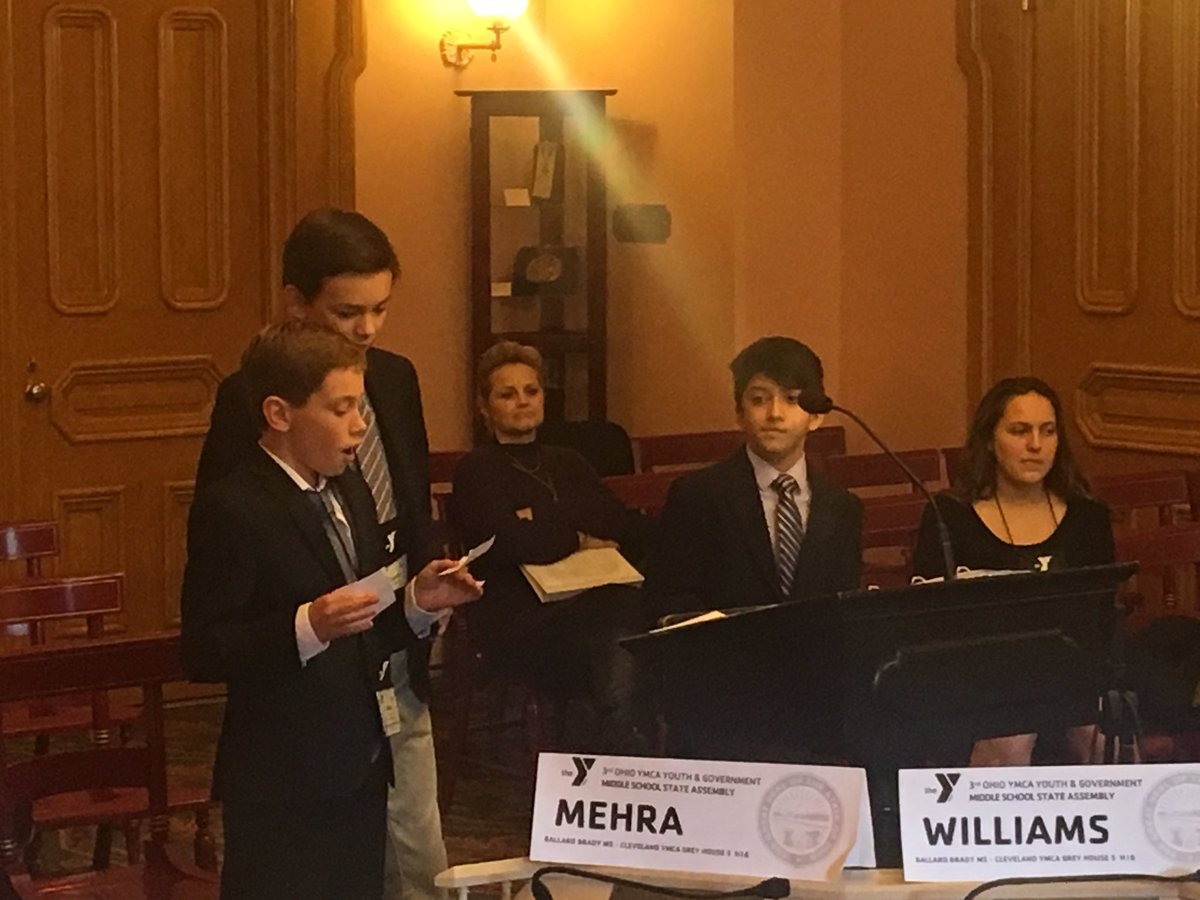 MrsFullerBMS's tweet photo. @BradyMiddle students experienced great success &amp; learned a ton @OhioYMCAYG Youth &amp; Government conference this year! So proud of them! #orangelearns @MrsSarahWilder https://t.co/z0nOgbBkDM