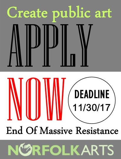 Don't forget to apply by November 30th to create public art in Norfolk, VA!
facebook.com/events/1790528…